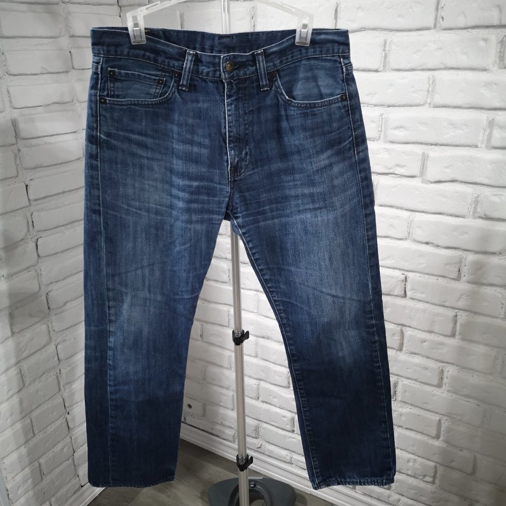 Levi's 513 Men's Straight Leg Size 34 Waist Medium Wash Jeans